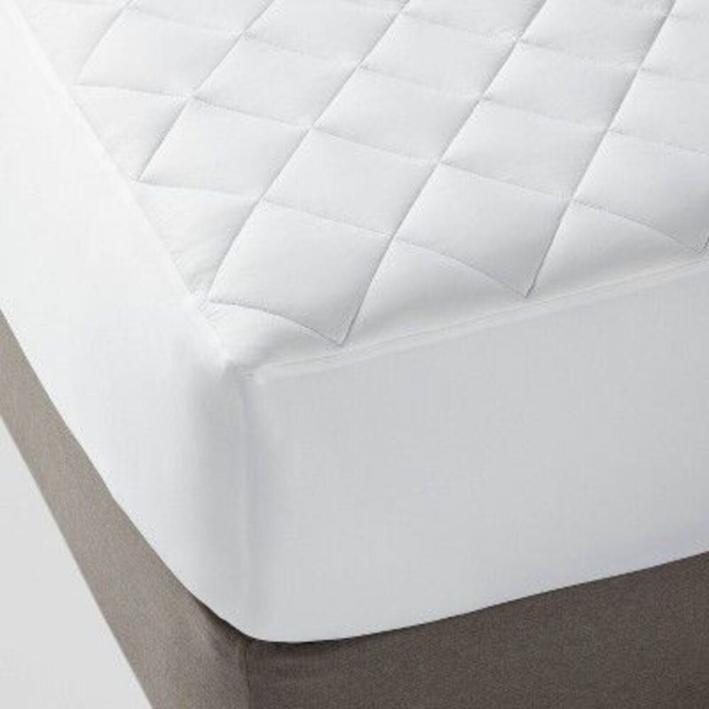 Threshold - Queen Cool Touch Mattress Pad - Threshold White